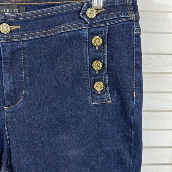 Talbots Sailor Capri Jeans Size 16P Denim - Picture 6 of 12